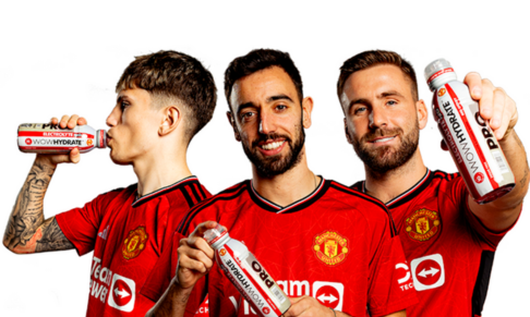 WOW HYDRATE teams up with Manchester United on new launch