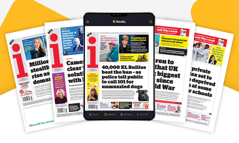 Readly expands portfolio with The i Newspaper