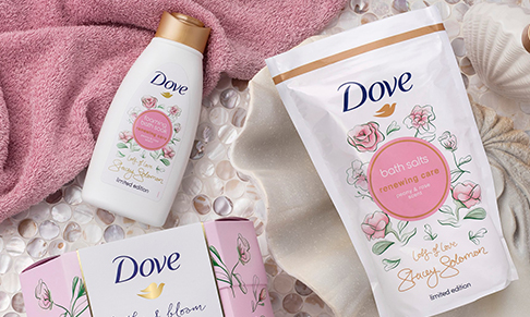 Dove collaborates with Stacey Solomon 