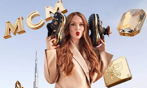 Lindsay Lohan revealed as the face of MCM x Crocs collaboration
