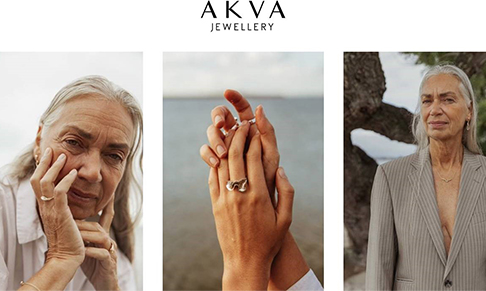 Luxury jewellery brand AKVA appoints b. the communications agency