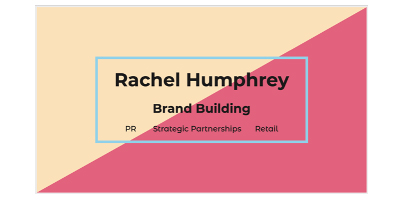Rachel Humphrey Brand Building - Freelance PR Professional