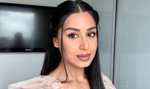 Sheeran Perry represents fashion and beauty influencer Erim kaur