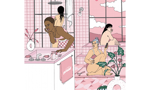 Skin Proud collaborates with illustrator Laura Callaghan - DIARY directory