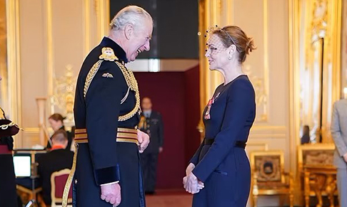 Stella McCartney receives CBE honour from His Majesty King Charles III