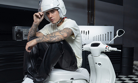 Vespa collaborates with Justin Bieber 