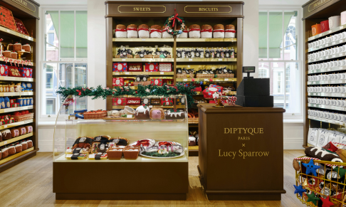 Diptyque Paris collaborates with contemporary artist Lucy Sparrow