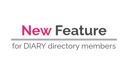NEW feature for DIARY directory members - the Dd Dates Calendar, all your industry dates in one view