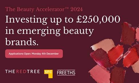 The Beauty Accelerator 2024 from The Red Tree opens to beauty brands