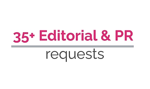 35+ live editorial & PR opportunities: weekly Dd round-up