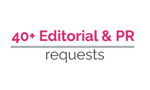 40+ live editorial & PR opportunities: weekly Dd round-up