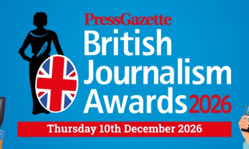 The British Journalism Awards 2026 entries open