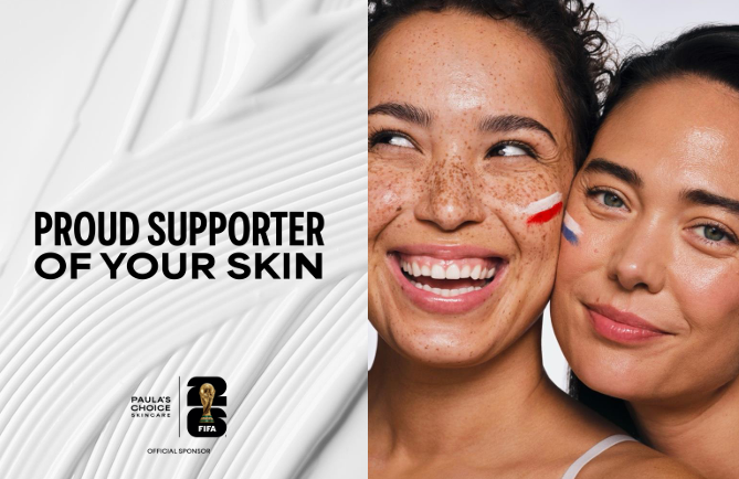 Paula’s Choice unveiled as skincare sponsor for FIFA World Cup
