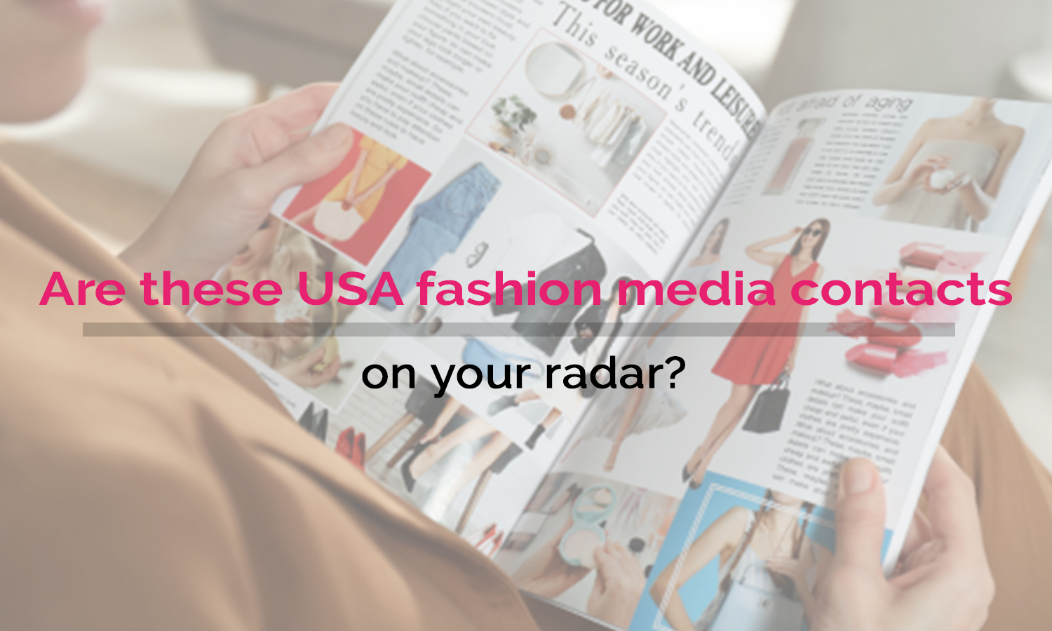 USA fashion media contacts to follow on TikTok