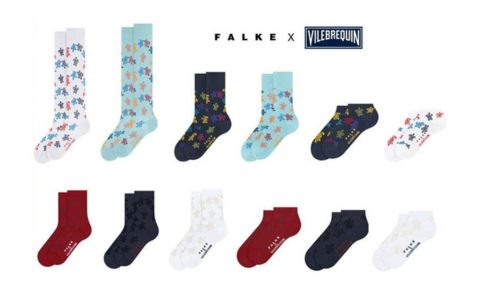 Legwear brand FALKE collaborates with swimwear brand
